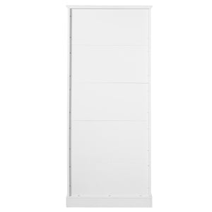 English Elm 72.2'' Tall Freestanding Bathroom Cabinet with 3 Drawers, Adjustable Shelf, Soft-Close Doors, Modern Elegant Design White N729P296769K