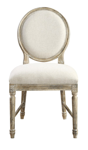 English Elm Wallace & Bay - Brown Upholstered Dining Chairs Set Of 2 - Rustic Comfort With Solid Wood Frame And Easy-Care Fabric B2709P212370-GIGA