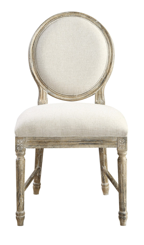 English Elm Wallace & Bay - Brown Upholstered Dining Chairs Set Of 2 - Rustic Comfort With Solid Wood Frame And Easy-Care Fabric B2709P212370-GIGA