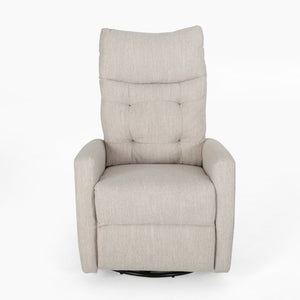 English Elm Christopher Knight Home® - Recliner Swivel Rocker with Glider Function, Push-Back Reclining Chair for Living Room & Nursery Beige 65354.00