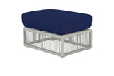 Miami Ottoman in Echo Midnight w/ Self Welt SW4401-OTT-8076 Sunset West