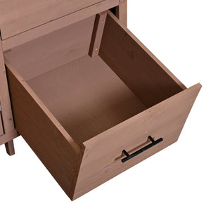 English Elm (with Hutch) Topamx Solid Fir Potting Bench Patio Workstation Spice Rack Drawer Brown N717P404331D