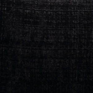 English Elm UNITED Cloud-Luxe Chenille Memory Foam Bean Bag Chair with Ottoman and Pillow for Ultimate Comfort Black W1568P361690