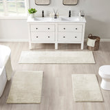 Beautyrest Plume Transitional Feather Touch Reversible Bath Rug BR72-3878 Ivory