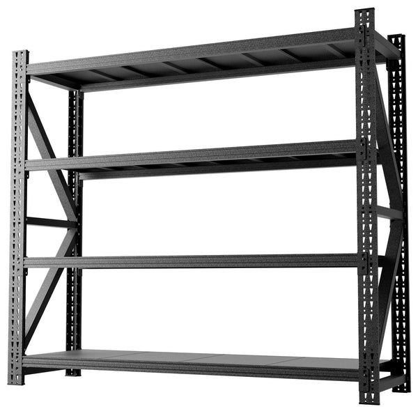 English Elm Heavy Gauge Steel Industrial Shelving Unit 6000 Lb Capacity Warehouse Garage Rack T2398S00004