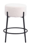 Blanche Counter Stool - Set of 2 Ivory 109741 Zuo Modern