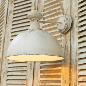 English Elm Vintage Wall Sconce - Elegant Off-White Charm For Soft Ambient Light In Any Room Of Your Home W2946P243903-GIGA