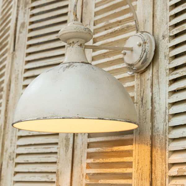 English Elm Vintage Wall Sconce - Elegant Off-White Charm For Soft Ambient Light In Any Room Of Your Home W2946P243903-GIGA
