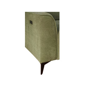 JLA Home Chapel Hill - Power Recliner Chapel Hill Madison with USB & Type-C Charging, Plush Fabric, Low-Track Arms, Motorized Comfort Green CH103-0006