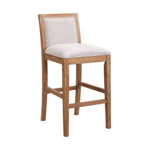 English Elm Christopher Knight Home® - 30.5 Inch Bar Stools Set of 2 with Upholstered Fabric Seats, Rubberwood Frame, 30.5" Height, 300 lb Capacity Beige,Wood N780P192217N