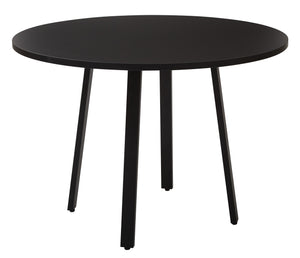 OSP Home Furnishings Prado Round Conference Table  Black