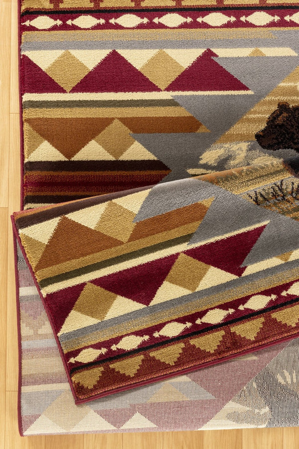 English Elm Nature'S Lodge Area Rug 2 Ft. 7 In. X 7 Ft. 3 In. - Durable, Low-Profile, Family-Friendly Design B186P180942