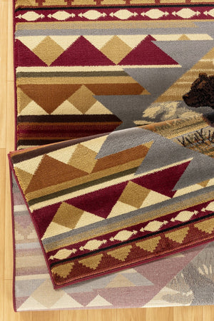 English Elm Nature'S Nest Lodge Area Rug 2 Ft. X 3 Ft. - Durable, Soft, Rustic Charm For High-Traffic Spaces B186P180943