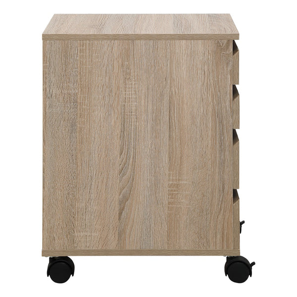 OSP Home Furnishings Holly Mobile Storage Cart River Oak