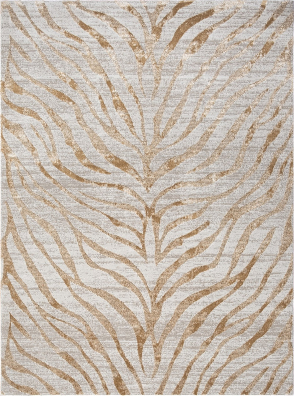 English Elm Elegance Gold Area Rug 5'3" X 7'3" - Durable, Low-Pile, Family-Friendly Design For Any Space B186P181049