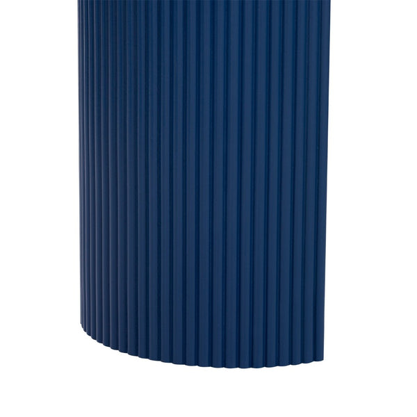 English Elm U_Style Modern Curved Console Table With Striking Vertical Stripes For Entryway & Living Room Decor N711P205935V-GIGA