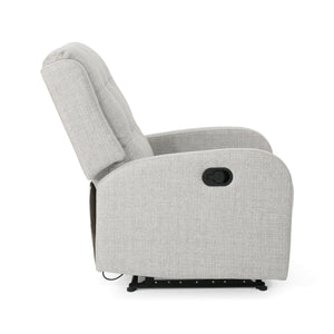 English Elm Christopher Knight Home® - 24.75" Wide Manual Recliner Beige Fabric - Compact 24.75" Seat, Pull-Tab Recline, Durable Frame comfort 64372.00