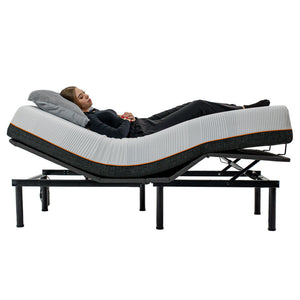 English Elm Twin Xl Steel Adjustable Base with Voice Control Zero Gravity and Wireless Charging B210P286892
