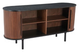 Koriana Sideboard Black & Walnut 110296 Zuo Modern