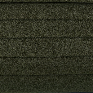 English Elm Modern Boucle Upholstered Oval Bench with Hinged Lid Storage for Bedroom Entryway Dark Green W2186P193118