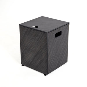 English Elm Stone Grain Propane Tank Cover Table Stone Gray Iron Outdoor Side Table Hide 20LB Tank Stylish W3131P336102