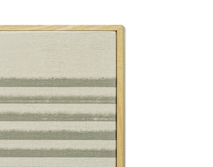Sunpan NEW BEGINNINGS Set of 2 Modern-Retro 48" x 64" Art Panels in Natural Floater Frames for Any Space A0354