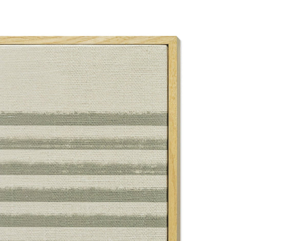 Sunpan NEW BEGINNINGS Set of 2 Modern-Retro 48" x 64" Art Panels in Natural Floater Frames for Any Space A0354