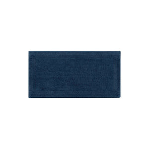 English Elm 1 Heavyweight Cotton Tufted Bath Rug Reversible Spa Grade Absorbent Floor Mat Navy B035P319557