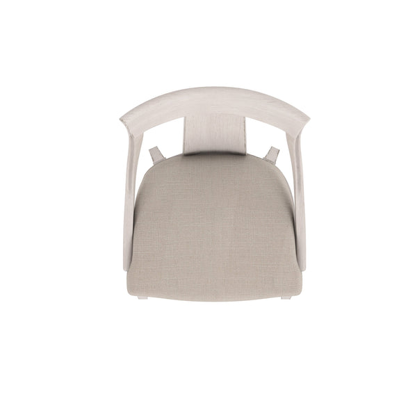 A.R.T. Furniture Alcove Side Chair Set Of 2 - Casual Traditional Design With Splat Back And Luxurious Upholstered Seat - Set Of 2 White Alder Solids,Foam,Fabric 321206-2817