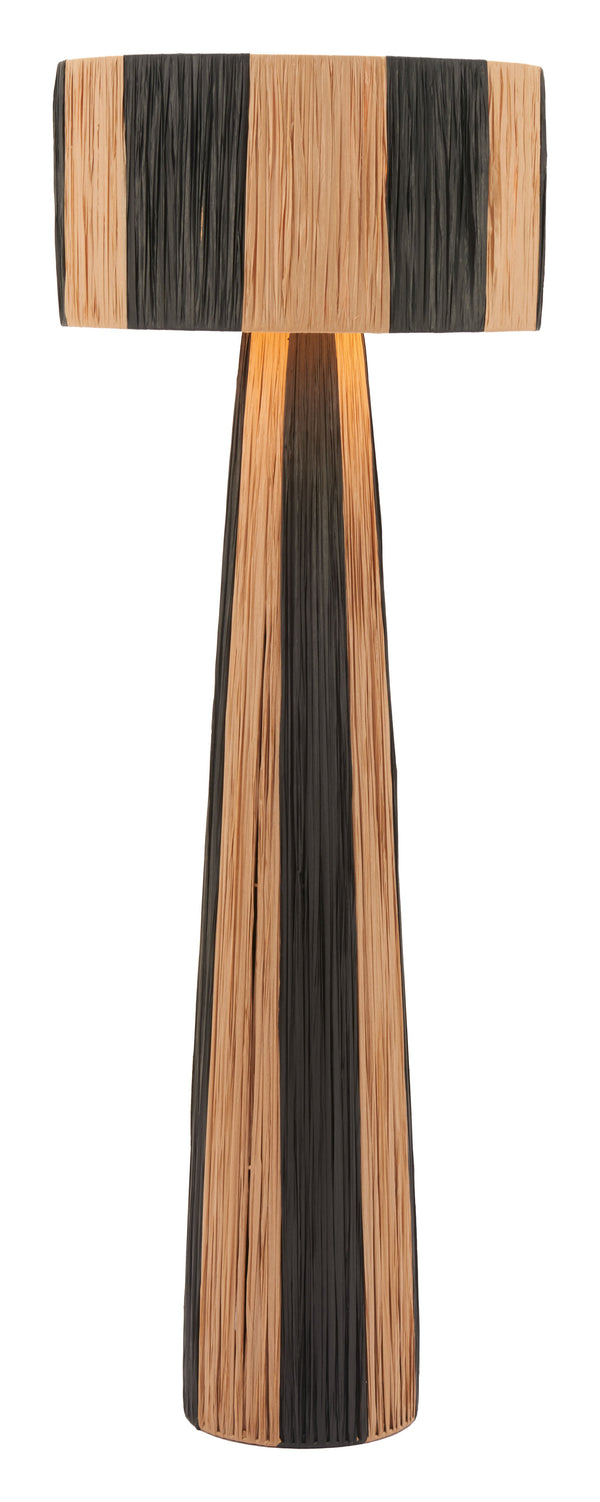 Zuo Modern Gala Floor Lamp - Modern Black & Natural Design For Elegant Ambiance In Home Or Hospitality Spaces Multicolor Steel,Paper 56184-zuo-modern