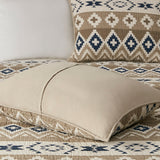 Woolrich Montana Lodge/Cabin Printed Cotton Oversized Quilt Mini Set WR13-2948 Tan