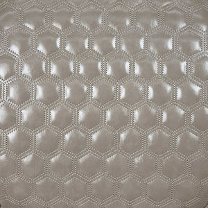 English Elm Taupe Elegant Arm Chair Set of 2 with Lozenge Padded Cushions, Nailhead Trim, Scrolled Legs for Stability B062P209289