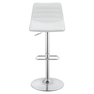 OSP Home Furnishings Araceli Height Adj Stool  - Set of 2 White