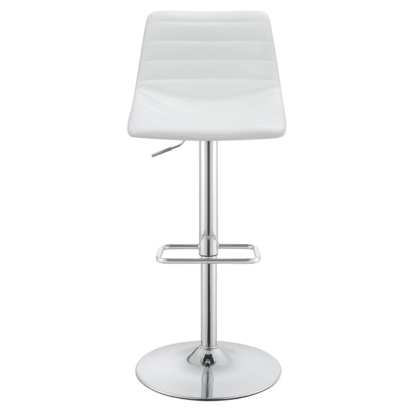 OSP Home Furnishings Araceli Height Adj Stool  - Set of 2 White