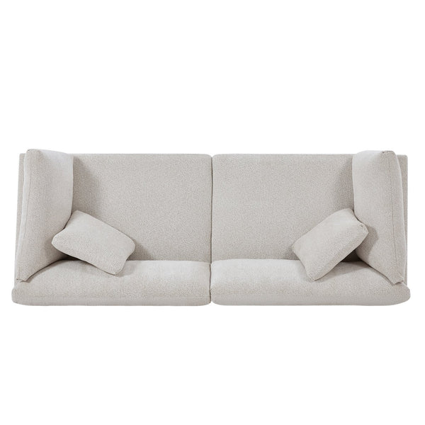English Elm Christopher Knight Home® - 83.50" Modern Flared Arms Sofa with Chenille Upholstery, High-Density Cushions and Sturdy Legs Beige N771P345835M