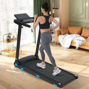 English Elm Treadmill Foldable Home Gym with 3hp Motor Incline Cushioned Belt and Bluetooth Speaker N728P337620B