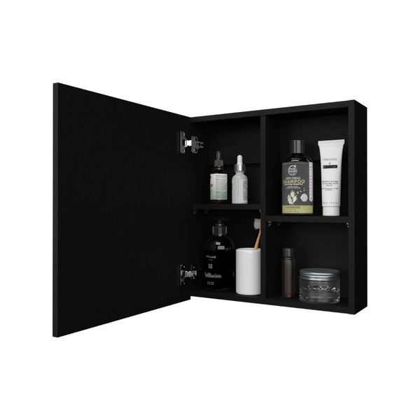 English Elm Wenge Medicine Cabinet With Mirror – Stylish Space-Saving Storage For Modern Bathrooms & Essentials B062P252185-GIGA