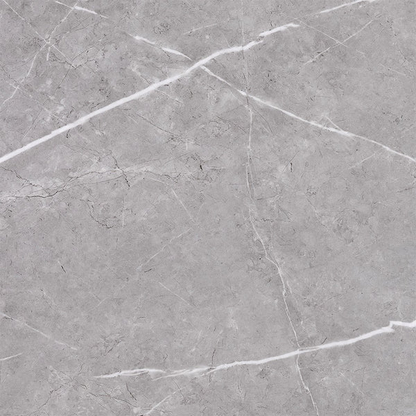 English Elm Round Keegan Mixed Material Coffee Table with Faux Marble Top & Lower Shelf, Modern 36" Dia Elegance B035P217812