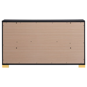 English Elm Medici Black 6-Drawer Dresser - Modern Storage Solution With Stylish Design & Ample Space For Essentials B062P353273