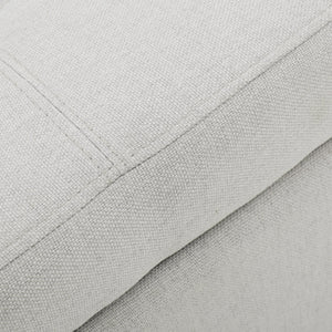 English Elm Upholstered Boucle Storage Bench Soft Close Flip Top Rubberwood Legs Bedroom Entryway Light Grey N779P395018L