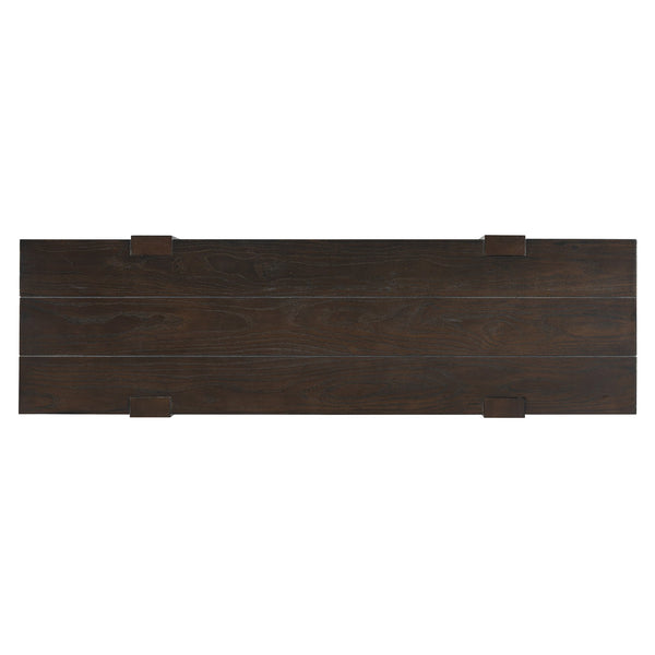 English Elm Trexm Ash Veneer Entryway Console Table Built in Power Outlet Drawer Rubberwood Espresso N715P361518P