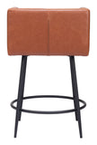 Horbat Counter Stool - Set of 2 Brown 109946 Zuo Modern