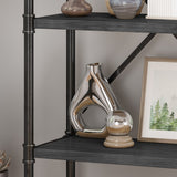 Christopher Knight Home® Noble House Metal Pipe Shelf With Fir Wood