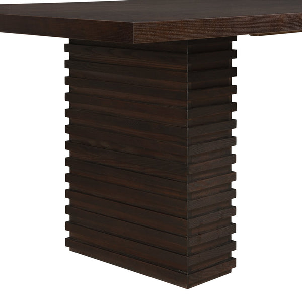 English Elm Christopher Knight Home® - 95Inches Espresso Dining Table - Modern Industrial Design For 6-10 Guests, Solid Wood & Durability N771P346933O_N771P346934O