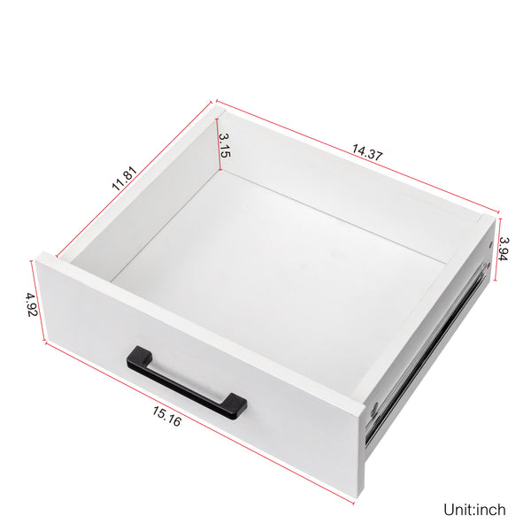 English Elm brown Modular 28-Bottle Wine Cabinet Buffet Cabinet - Dark Melamine Finish, 28-Slot Storage, Compact_x0015_ White W331P266134