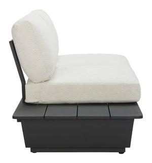 Zuo Modern Tien Lhf Loveseat – Modern Outdoor Furniture For Stylish Patios And Gardens, Premium Design & Comfort Beige 100% Olefin,Aluminum 704159-zuo-modern