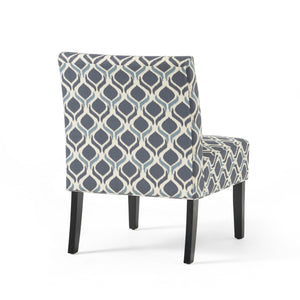 English Elm Accent Chair with Rubberwood Legs Plush Upholstery for Modern Living Spaces N771P218158B