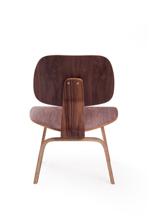 English Elm Molded Plywood Lounge Chair Mid Century Ergonomic Ash Veneer Seat for Living Room Walnut B353P478333