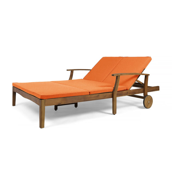 English Elm Christopher Knight Home® - Perla Double Chaise Lounge - Stylish Outdoor Seating With Adjustable Comfort & Weather-Resistant Design 63357.00ORG