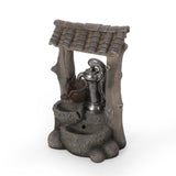 Christopher Knight Home® - Noble House - Clinch Outdoor 3 Tier Water Pump Fountain, Brown and Gray